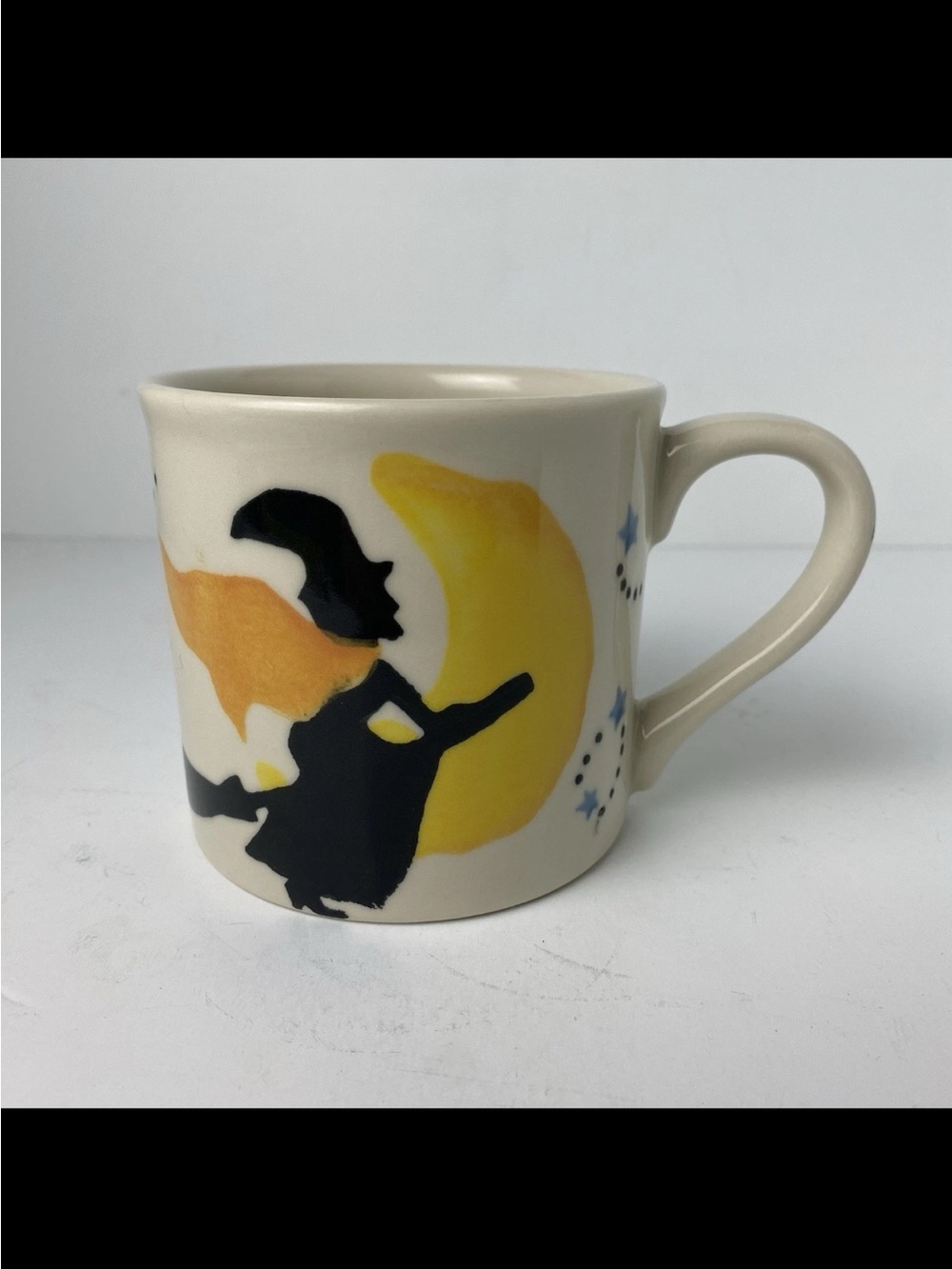 Starbucks Barista Hartstone Witch Moon Halloween 14 oz Stoneware Coffee Mug USA